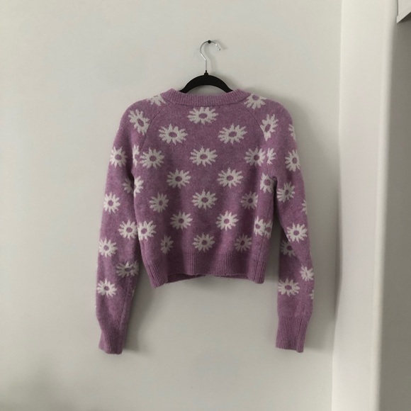 Zara Floral Cropped Cardigan | Size S - Picture 7 of 7